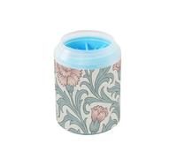 William Morris Station de nettoyage de pattes réutilisable avec brosse en silicone souple pour animaux de compagnie, fournitures et accessoires pour chiens de petite, moyenne et grande race, chats