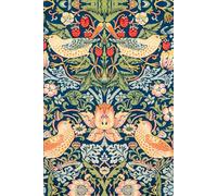 William Morris Strawberry thief Planner Undated Planner Weekly and Monthly: Minimalist Calendar Organizers, goal, to do list