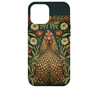 William Morris Style Poule Botanique Poule Coque pour iPhone 12 Pro Max