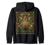 William Morris Style Poule Botanique Poule Sweat à Capuche