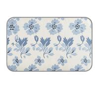 William Morris Tapis de refroidissement d'été pour chien Motif patte de chat Bleu layette Couverture auto-rafraîchissante pour intérieur pour lapin extérieur chat unique Manta fria para perros M