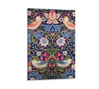 William Morris - The Strawberry Thief Textile Designed by William Morris 1883 Poster Cool Oeuvres d'art peintures murales impressions sur toile