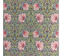 William Morris Tissu d'ameublement et de tapisserie pour rideau, matériau épais vintage floral, 140 cm de large, idéal pour canapés, chaises, coussins (Pimpernel Meadow, 3 mètres) Discount Fabrics LTD