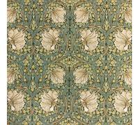 William Morris Tissu d'ameublement et de tapisserie pour rideau, tissu lourd vintage floral, 140 cm de large, idéal pour canapés, chaises, coussins (forêt de pimpernel, 5 mètres) Discount Fabrics LTD