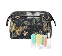 William Morris Trousse de maquillage légère pour femme Motif papillons, papillons style william Morris, Moderne