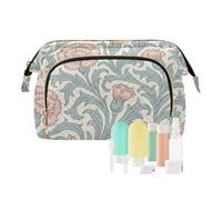William Morris Trousse de maquillage portable avec motif œillet pour femme