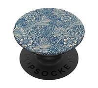 William Morris Violet Marigold Papier Peint Art Déco Nouveau PopSockets PopGrip - Support et Grip pour Smartphone/Tablette avec un Top Interchangeable