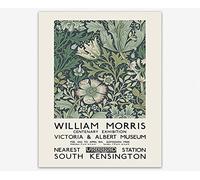 William Morris Wall Art Affiche - Impressions D'Art Galerie Wall Editions Room Decor - Œuvre D'Art Floral Affiche Vintage Cadeaux Pour Elle Exposition D'Art Art Mural Poster (60cm x 80cm)