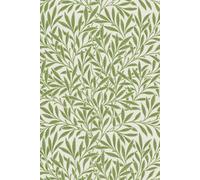 William Morris Willow Planner Undated Planner Weekly and Monthly: Minimalist Calendar Organizers, goal, to do list