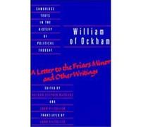 William of Ockham, Cambridge Texts in the History of Political Thought