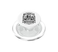William of Wallace Guardian of Scotland Castle Impression Noire PopSockets PopGrip pour MagSafe