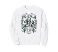 William of Wallace Guardian of Scotland Castle Impression Verte Sweatshirt