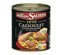 William Saurin – Cassoulet Toulousain – Lot de 3 x 840 g