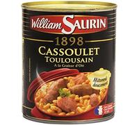 William Saurin Cassoulet Toulousain à la graisse d'oie 840 g - Lot de 4