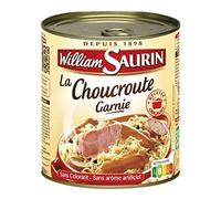 WILLIAM SAURIN - Choucroute Garnie Au Vin Blanc 800G - Lot De 4 - livraison offerte