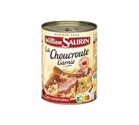 William Saurin Choucroute Garnie, Plat Cuisiné Sans Conservateur, 400g, Lot de 4