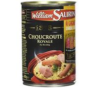 William Saurin Choucroute Royale - au Riesling d'Alsace 400 g - Lot de 6