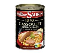 WILLIAM SAURIN - Cuisines De Pays Cassoulet Toulousain Au Porc - Recette Authentique et Savoureuse - 420 G de Plaisir Gourmand - le Lot De 4