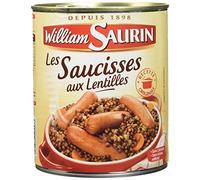 William Saurin Saucisses aux lentilles la Boîte 840 g - Lot de 3