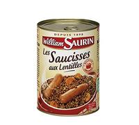 WILLIAM SAURIN - Saucisses Lentilles 420G - Lot De 4