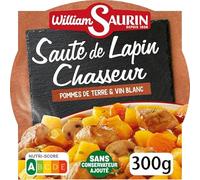 WILLIAM SAURIN Sauté de lapin, pommes de terre et vin blanc 300 g