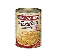 WILLIAM SAURIN Tartiflette 410G, plat savoureux aux pommes de terre pour un repas réconfortant rapide- Lot De 4