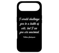 William Shakespeare Battle of Wits Citation littérature Anglaise Coque pour iPhone Air