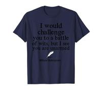 William Shakespeare Citation Littérature anglaise Bataille de Wits T-Shirt