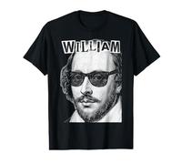 William Shakespeare Drôle Bard Playwright Pop Art T-Shirt Graphique avec Valeur