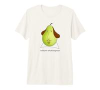 William Shakespeare, drôle écrivain Acteur, poète, Barde en Forme de Poire T-Shirt Haut de Gamme