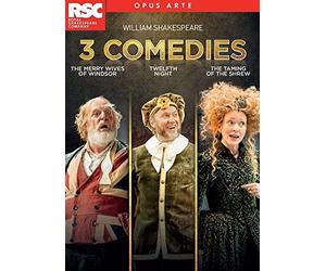 William Shakespeare : Les Joyeuses Commères de Windsor - La Nuit des rois - La Mégère apprivoisée. RCS, Laird, Luscombe, Audibert.