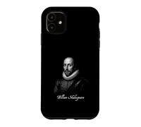 William Shakespeare Portrait emblématique du poète Renaissance Coque pour iPhone 11