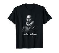 William Shakespeare Portrait emblématique du poète Renaissance T-Shirt
