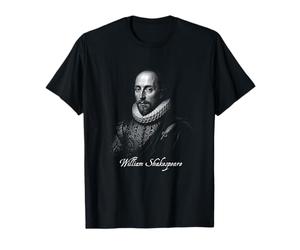 William Shakespeare Portrait emblématique du poète Renaissance T-Shirt