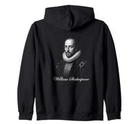 William Shakespeare Portrait Poète dramaturge élisabéthain Sweat à Capuche
