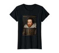 William Shakespeare Portrait Théâtre Scénariste Historique T-Shirt Graphique avec Valeur