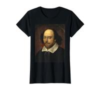 William Shakespeare Portrait Théâtre Scénariste Historique T-Shirt Graphique avec Valeur