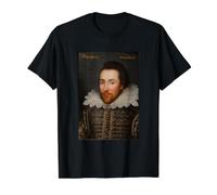 William Shakespeare Portrait Théâtre Scénariste Historique T-Shirt Graphique avec Valeur