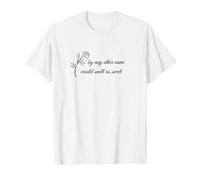 William Shakespeare Romeo and Juliet Rose T-shirt avec citation T-Shirt