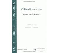 William Shakespeare, "Venus And Adonis