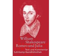William Shakespeare Werne Romeo und Julia: Text und Kommentar. Originala (Poche)