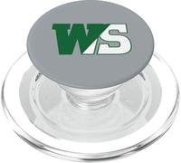 William Smith College Herons WS Monogram Logo - HWSC PopSockets PopGrip pour MagSafe