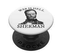 William Tecumseh Sherman Citation de l'histoire de la Guerre Civile PopSockets PopGrip Adhésif