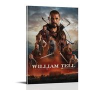 William Tell Action Drama History Poster de film réalisme magique - Impression sur toile esthétique - Peinture décorative pour salon, chambre à coucher - 30 x 45 cm - Cadre