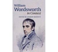 William Wordsworth in Context - [Version Originale] Andrew Bennett (Auteur)