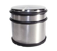 Williami Butoir de porte Gigas 2 kg Particulièrement lourd et haut En acier inoxydable de qualité supérieure Idéal pour les portes en verre, portes d'entrée, portes lourdes, fenêtres et