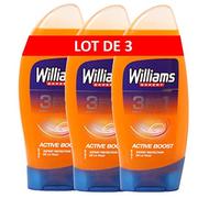 Williams 3 En 1 Fresh & Protect Gel Douche Homme Active Boost 250ml - Lot de 3