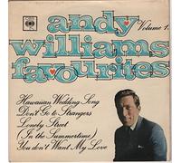 Williams, Andy - Williams, Andy Andy Williams Favourites Volume 1 EP CBS EP6054 EX/EX 1960s picture sleeve