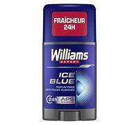WILLIAMS - Déodorant Homme Stick Ice Blue 75ml - Fraîcheur intense et protection durable - Hygiène et Beauté - Lot De 3