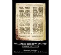 Williams' Hebrew Syntax John C. Beckman, Ronald J. Williams (Auteur)
